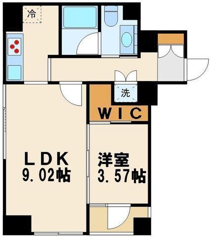 ハイリーフ上野の物件間取画像