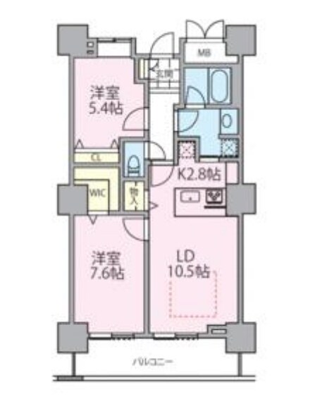 ロイヤルパークスタワー南千住の物件間取画像