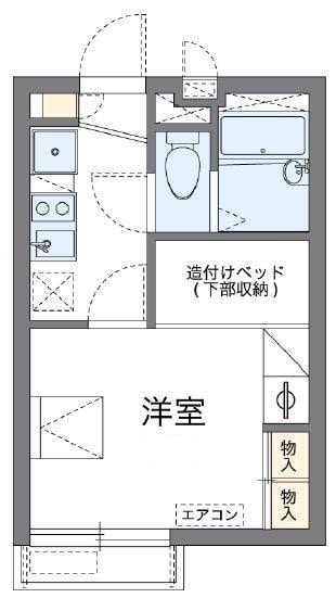 レオパレスフラワーガーデン町屋の物件間取画像