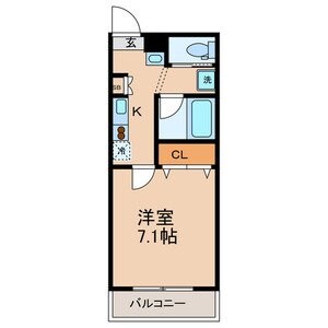 ハニーマンションの物件間取画像