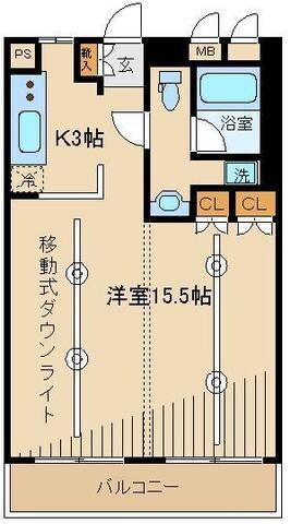 千浜ビルの物件間取画像