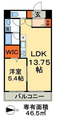 サニーコート東綾瀬の物件間取画像