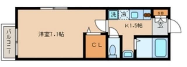カシオラの物件間取画像