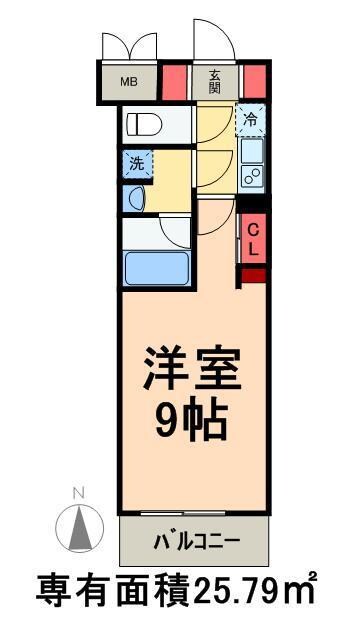 アルテカーサアリビエ東京イーストの物件間取画像