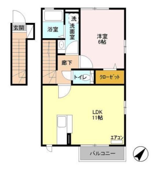 ヴィラ　マグノリアの物件間取画像