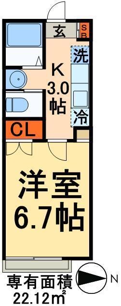 物件間取画像