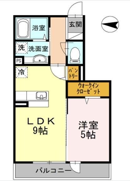 プランドール柴又の物件間取画像
