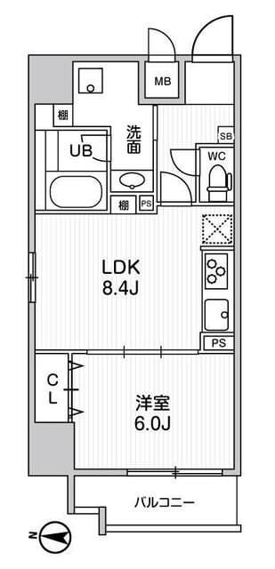 ＲＯＯＴｓ　Ｋｉｋｕｋａｗａの物件間取画像