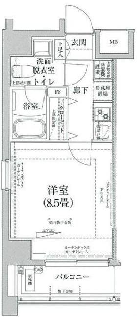 アイルイムーブル西大島の物件間取画像