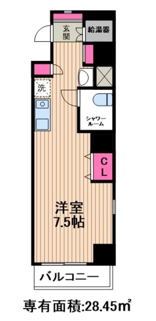 ライオンズマンション八丁堀の物件間取画像