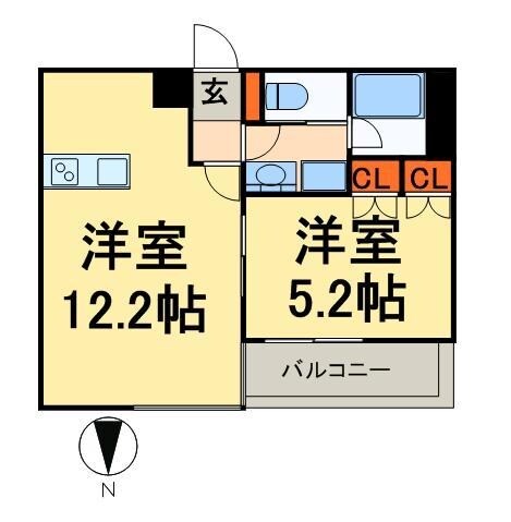 レジディア日本橋馬喰町IIIの物件間取画像