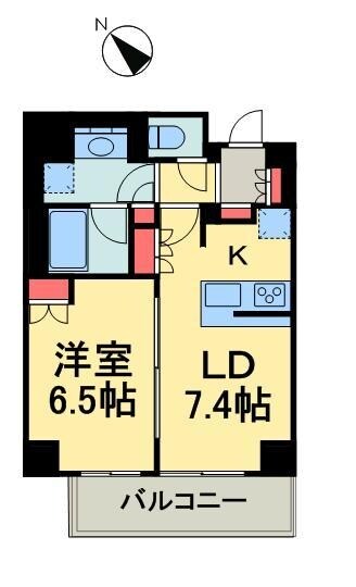 プライマル勝どきの物件間取画像