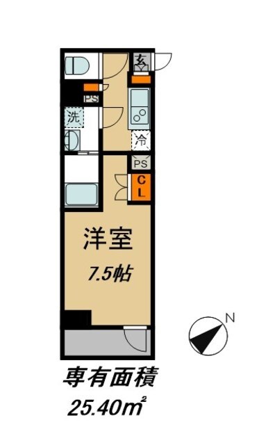 S－RESIDENCE日本橋馬喰町の物件間取画像