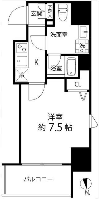 プレール・ドゥーク浅草橋の物件間取画像