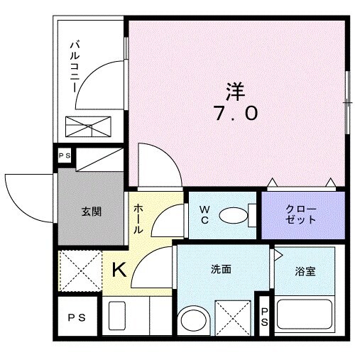 グランディスの物件間取画像