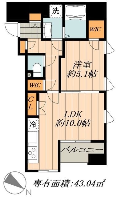 ドムス・スタイル銀座東の物件間取画像