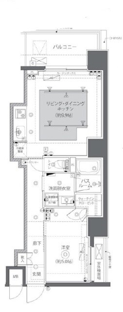 ZOOM日本橋蛎殻町の物件間取画像