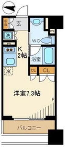 レジディア錦糸町IIの物件間取画像