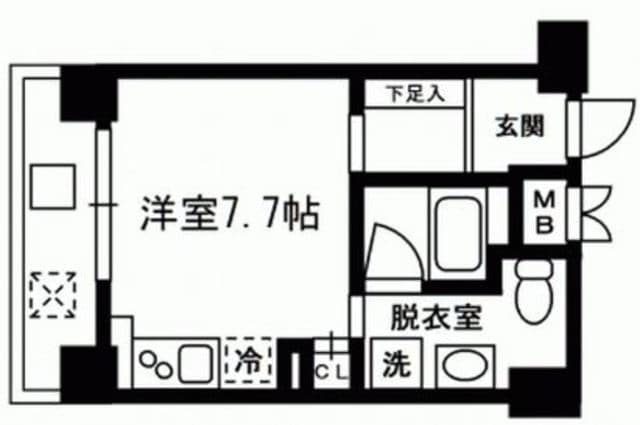 レジディア東日本橋の物件間取画像