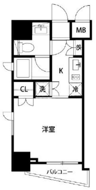 セントラル銀座の物件間取画像