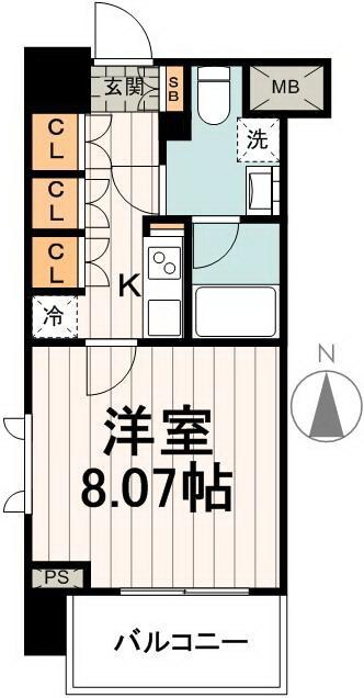 アーデン清澄白河の物件間取画像