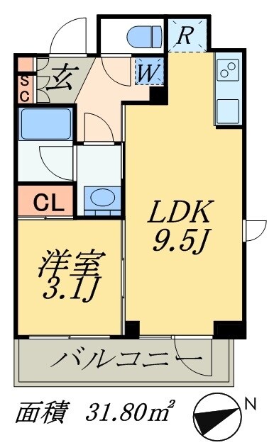 パークアクシス本所吾妻橋の物件間取画像
