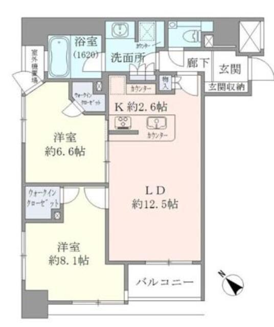 ライオンズシティ東京タイムズプレイスの物件間取画像