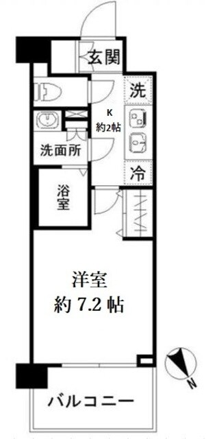 N-stage AkabaneShimoの物件間取画像