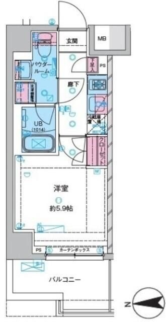 ジェノヴィア川口元郷の物件間取画像