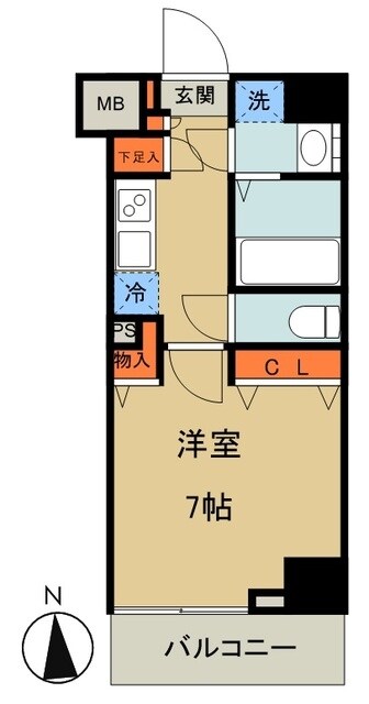 クレヴィスタ板橋西台IIIの物件間取画像