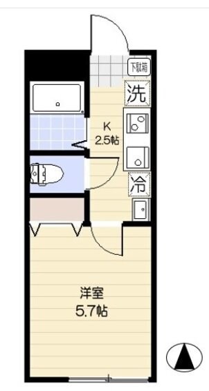 ルミウス芝5丁目の物件間取画像