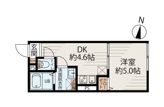 PRADO赤羽の物件間取画像