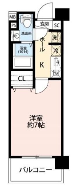 プレール・ドゥーク西川口IIの物件間取画像