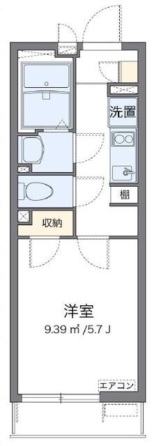 クレイノグリーンブリッジの物件間取画像