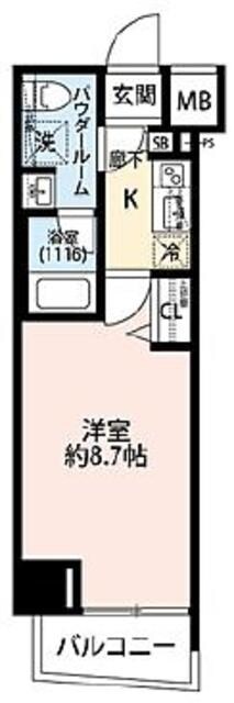 プレール・ドゥーク中板橋の物件間取画像