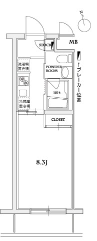 アソシエール高島平の物件間取画像