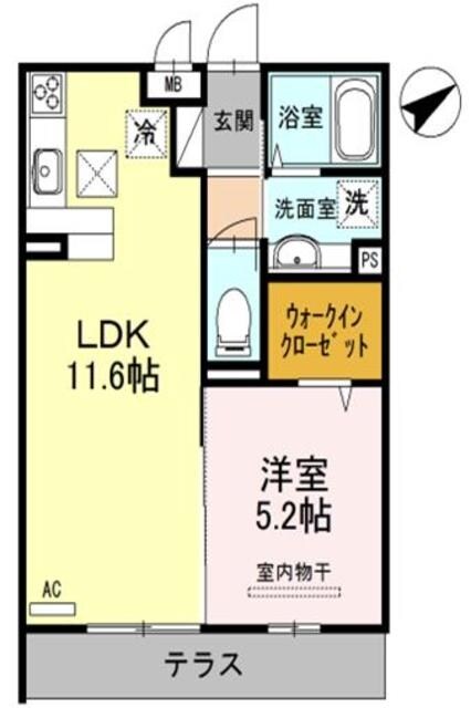 リヴェールIIの物件間取画像