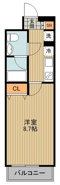 AZEST西高島平の物件間取画像