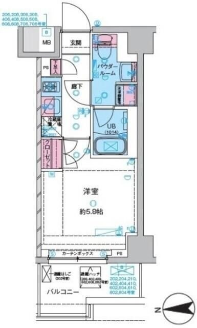 GENOVIA川口元郷の物件間取画像