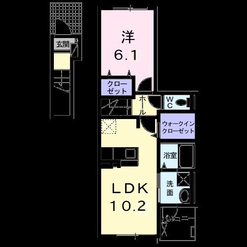 プライムコートIIの物件間取画像