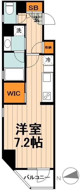 B CITY APARTMENT ITABASHI NORTHの物件間取画像