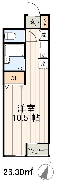 パークサイド王子の物件間取画像