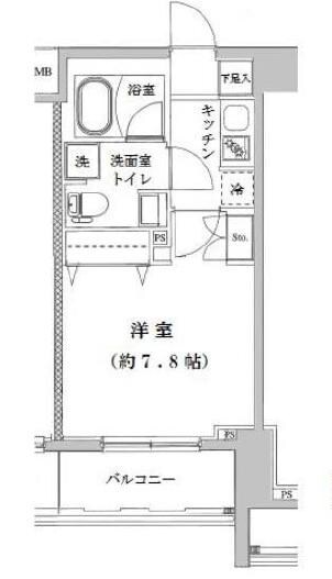 スクエアシティ西台ＡＺの物件間取画像