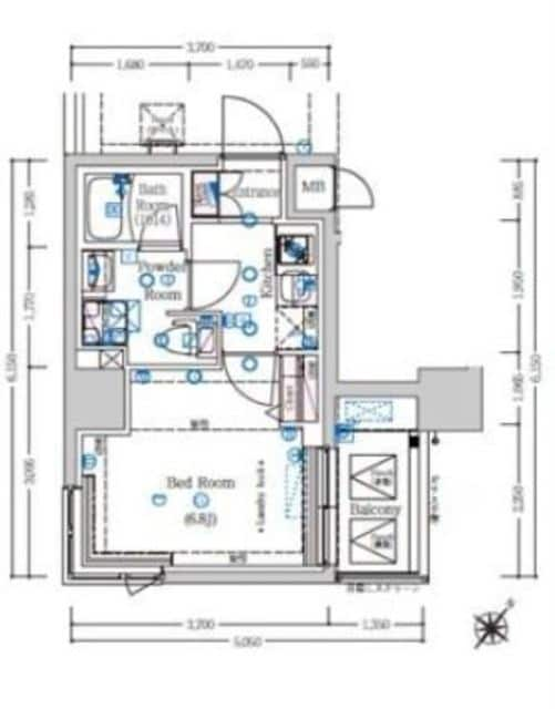 アンベリール西川口　弐番館の物件間取画像