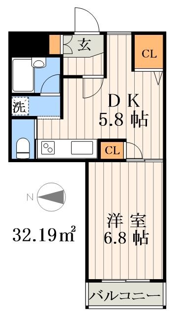 ウィンベルデュエット王子の物件間取画像