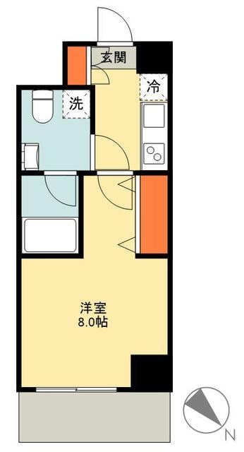 ディアレイシャス尾久駅前の物件間取画像