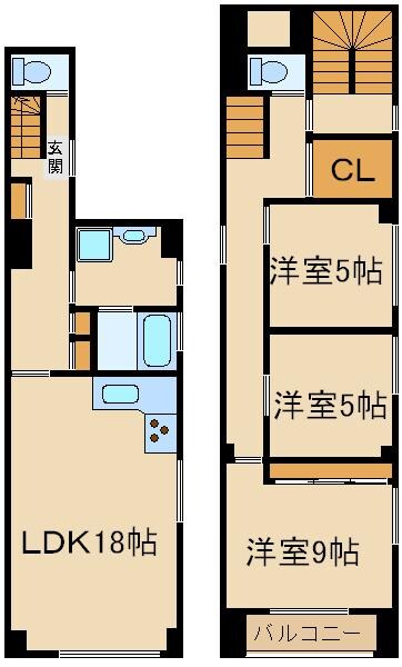 赤羽ＫＭビルの物件間取画像