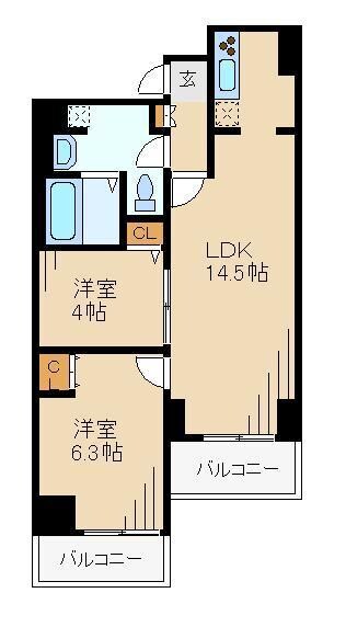 プルス上十条の物件間取画像