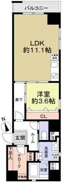 レジス飛鳥山公園の物件間取画像