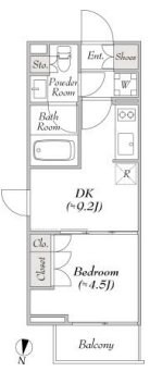 ルミーク本町イースト　の物件間取画像